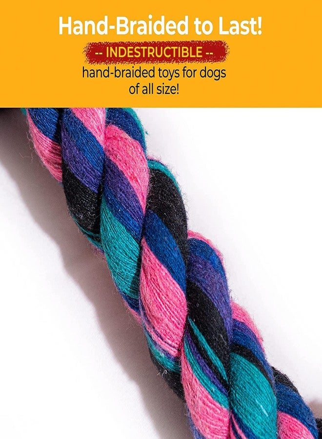 Smart Pups ألعاب مضغ جذابة من مزيج القطن والبوليستر من سمارت بابز للكلاب البالغة والصغيرة والمتوسطة الحجم، مناسبة لمرحلة التسنين، ومناسبة للكلاب الكبيرة الحجم التي تميل إلى المضغ بقوة (عبوة من قطعة واحدة). - Image 3